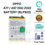OPPO A77 / A57(5G) 2022 (BLP923) Battery Replacement SparePart [Free Tools]
