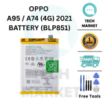 OPPO A95 / A74 (4G) 2021 (BLP851) Battery Replacement SparePart [Free Tools]