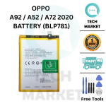 OPPO A92 / A52 / A72 2020 (BLP781) Battery Replacement SparePart [Free Tools]