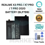 REALME X3 PRO / X7 PRO / 7 PRO 2020 (BLP799) Battery Replacement SparePart [Free Tools]