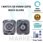 APPLE I WATCH S9 SERIES 41mm / 45mm 2023 Gps & Lte Back Glass Cover Replacement SparePart [Free Tools]